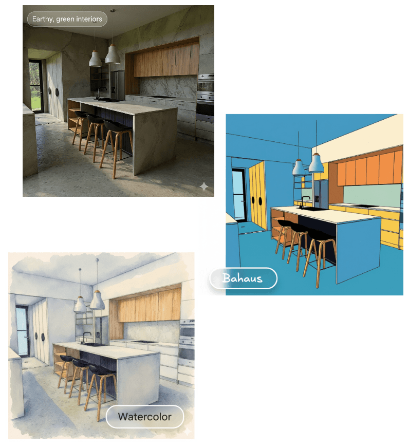 Style presets for drawings